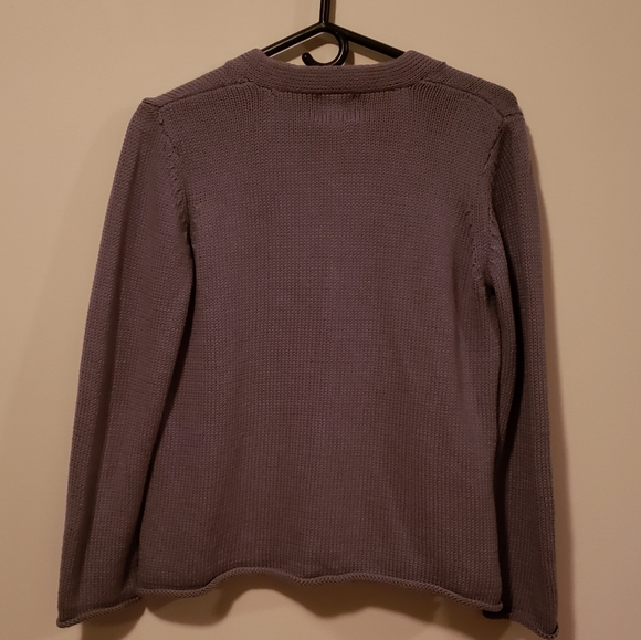 Pure Handknit Gray Cardigan Size Small - Picture 3 of 3